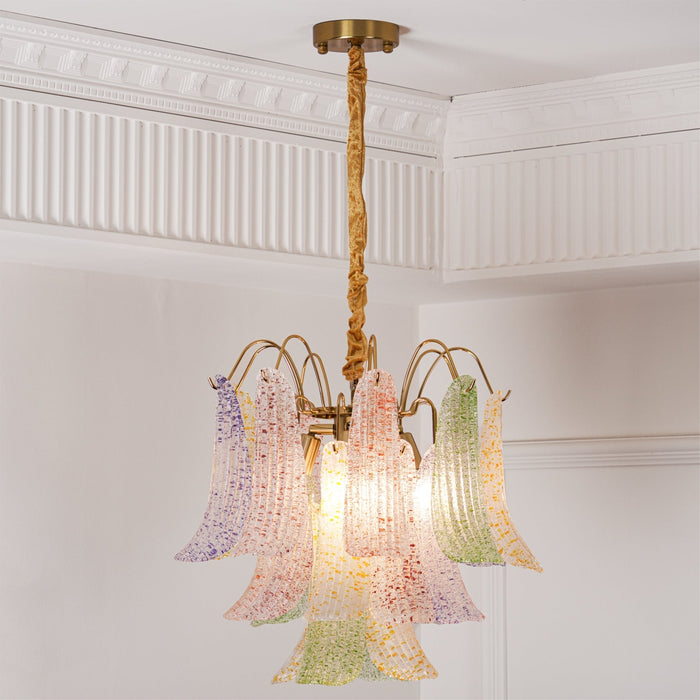 Mazzega Murano Glass Chandelier-DWHOME