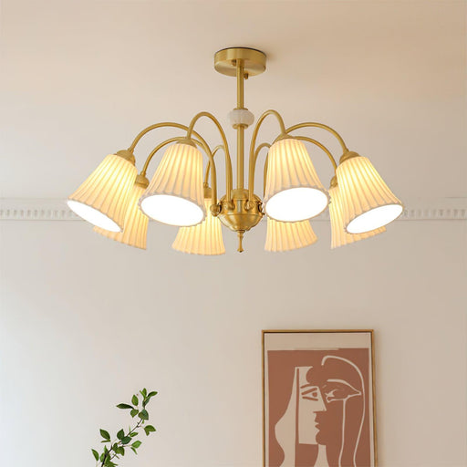 Medieval Ceramic Trumpet Chandelier-DWHOME