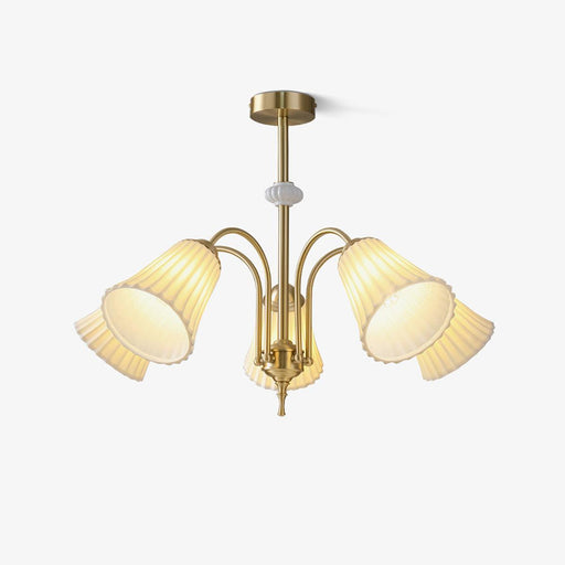 Medieval Ceramic Trumpet Chandelier-DWHOME