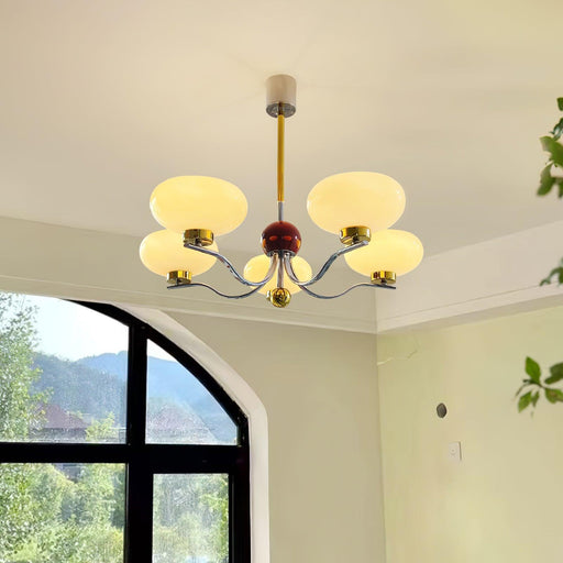Medieval Glass Bowl Chandelier-DWHOME