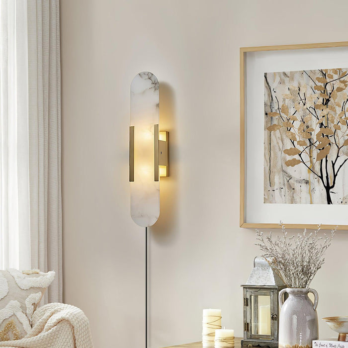 Melange Elongated Plug-in Sconce-DWHOME