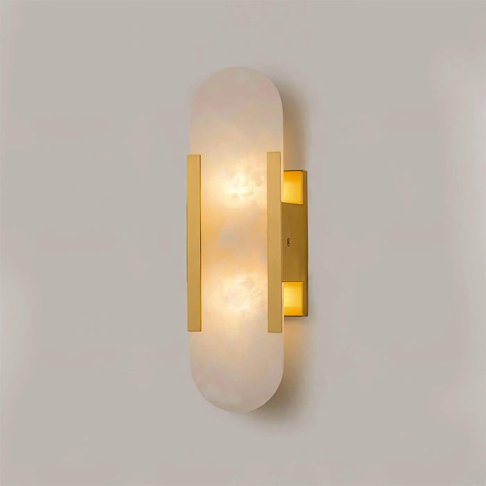 Melange Elongated Alabaster Wall Lamp-DWHOME