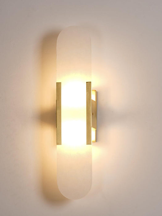 Melange Elongated Alabaster Wall Lamp-DWHOME