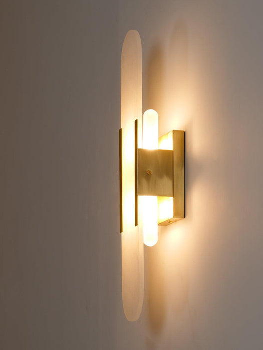 Melange Elongated Alabaster Wall Lamp-DWHOME