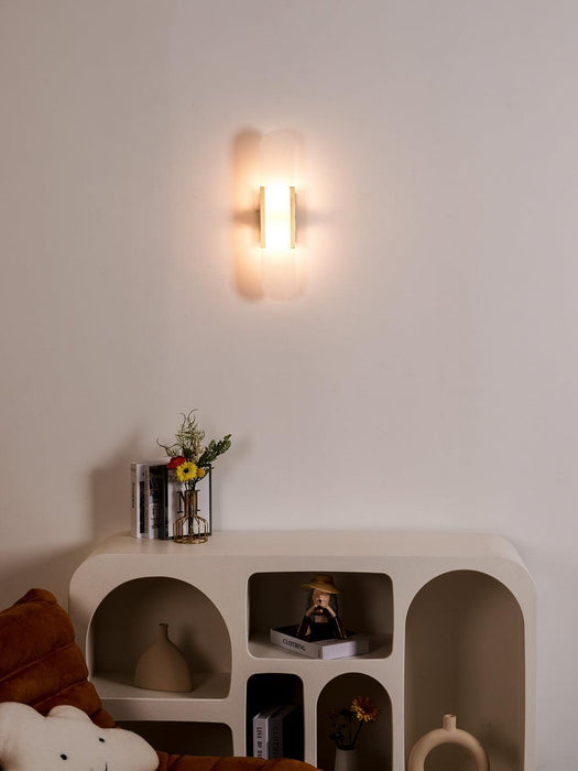 Melange Elongated Alabaster Wall Lamp-DWHOME