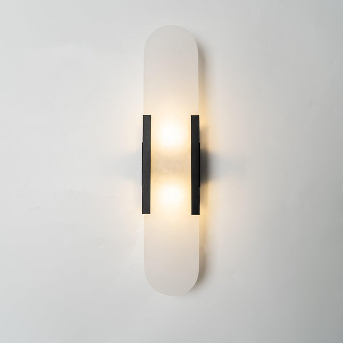Melange Elongated Alabaster Wall Lamp-DWHOME