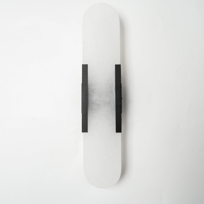Melange Elongated Alabaster Wall Lamp-DWHOME