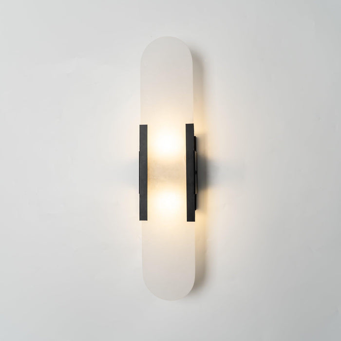 Melange Elongated Alabaster Wall Lamp-DWHOME