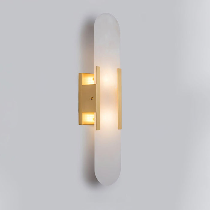 Melange Elongated Alabaster Wall Lamp-DWHOME