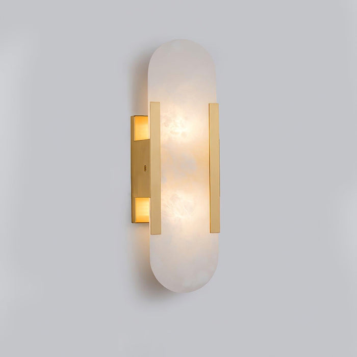 Melange Elongated Alabaster Wall Lamp-DWHOME