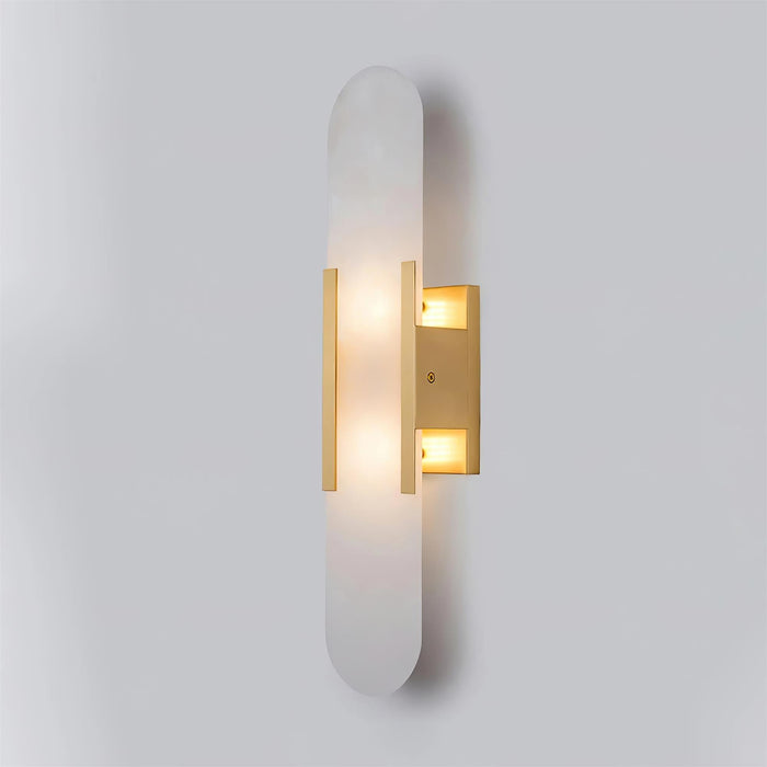 Melange Elongated Alabaster Wall Lamp-DWHOME