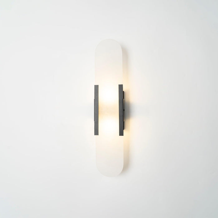 Melange Elongated Alabaster Wall Lamp-DWHOME