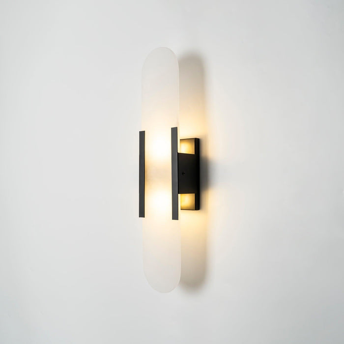 Melange Elongated Alabaster Wall Lamp-DWHOME