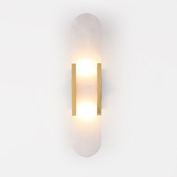 Melange Elongated Alabaster Wall Lamp-DWHOME