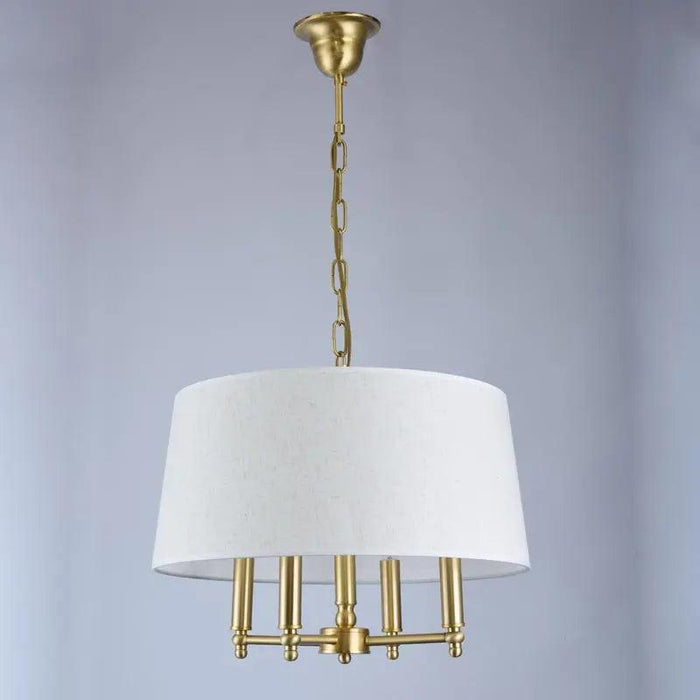 Melissa Copper Drum Chandelier - DWHOME