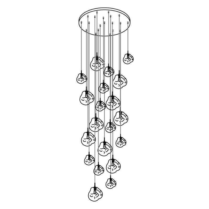 Multi Lava Round Pendant Lamp - DWHOME