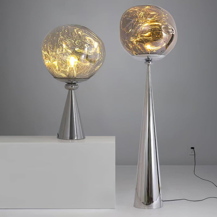 Cone Lava Floor Lamp-DWHOME