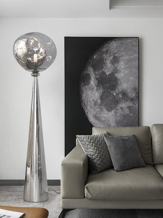 Cone Lava Floor Lamp-DWHOME