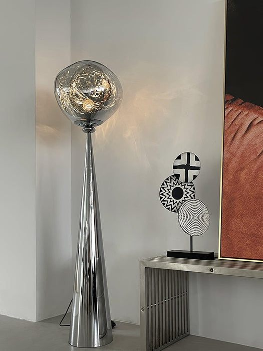 Cone Lava Floor Lamp-DWHOME