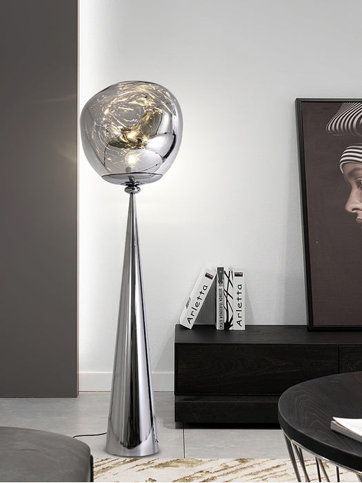 Cone Lava Floor Lamp-DWHOME