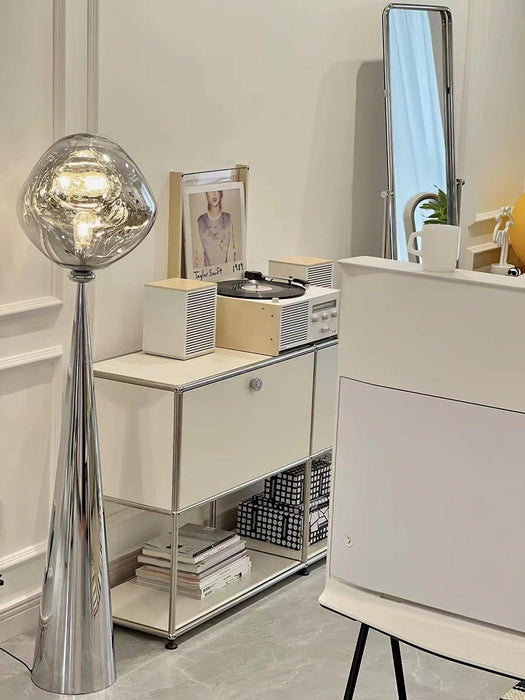 Cone Lava Floor Lamp-DWHOME
