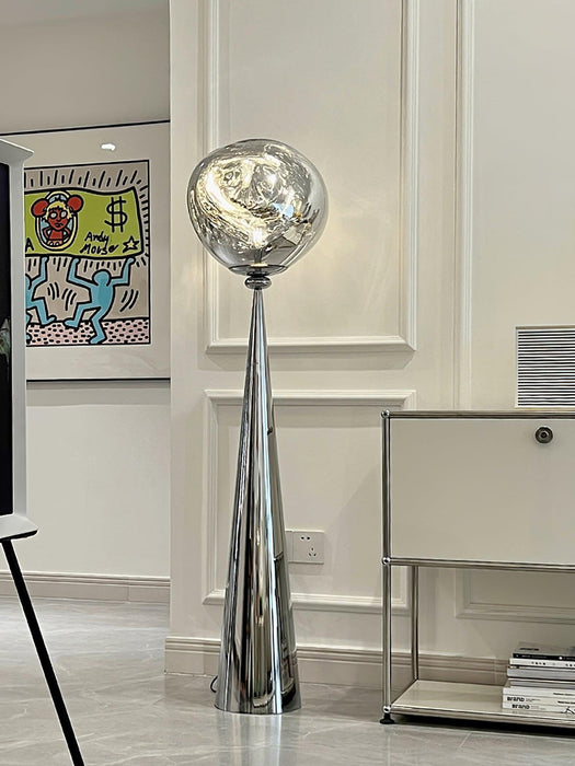 Cone Lava Floor Lamp-DWHOME