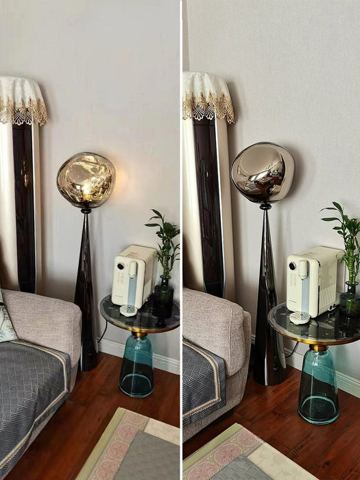 Cone Lava Floor Lamp-DWHOME
