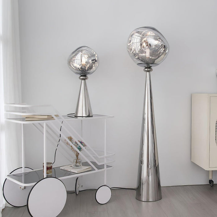 Cone Lava Floor Lamp-DWHOME