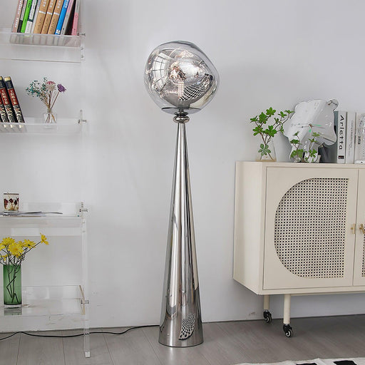 Cone Lava Floor Lamp-DWHOME