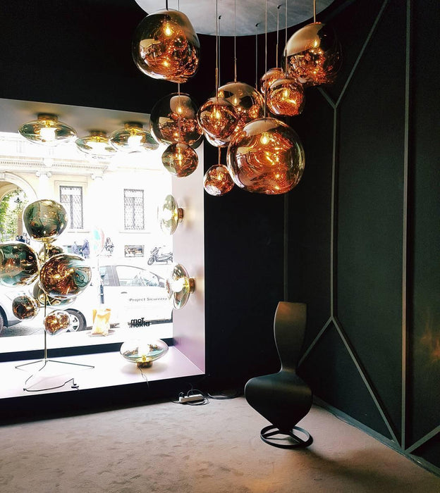 Multi Lava Round Pendant Lamp - DWHOME