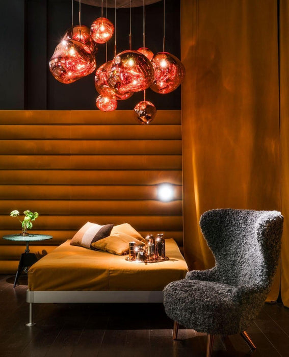 Multi Lava Round Pendant Lamp - DWHOME