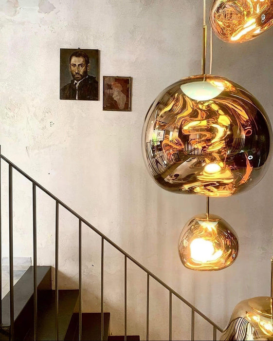 Multi Lava Round Pendant Lamp - DWHOME