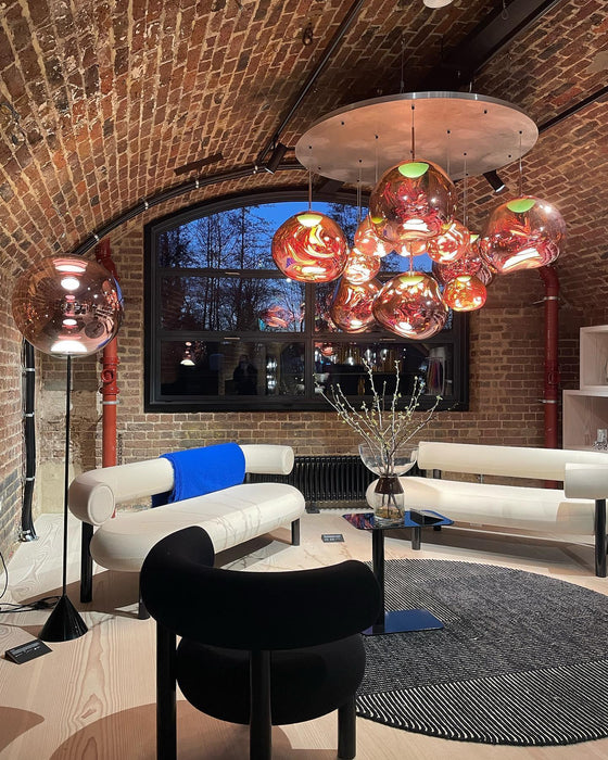 Multi Lava Round Pendant Lamp - DWHOME