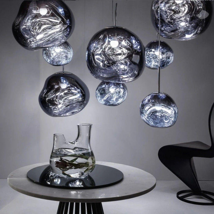 Multi Lava Round Pendant Lamp - DWHOME