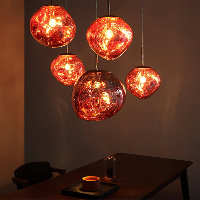 Multi Lava Round Pendant Lamp - DWHOME