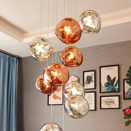 Multi Lava Round Pendant Lamp - DWHOME