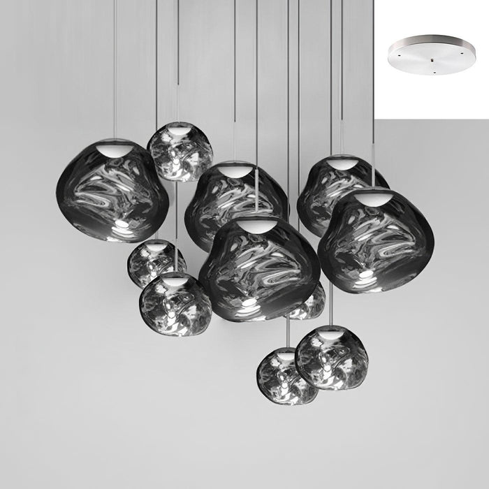 Multi Lava Round Pendant Lamp - DWHOME