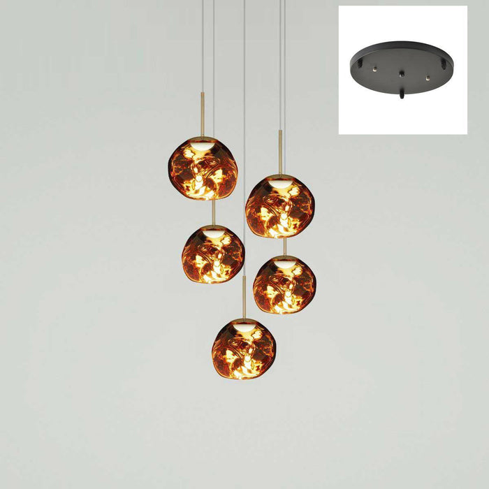 Multi Lava Round Pendant Lamp - DWHOME
