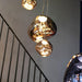 Multi Lava Round Pendant Lamp - DWHOME