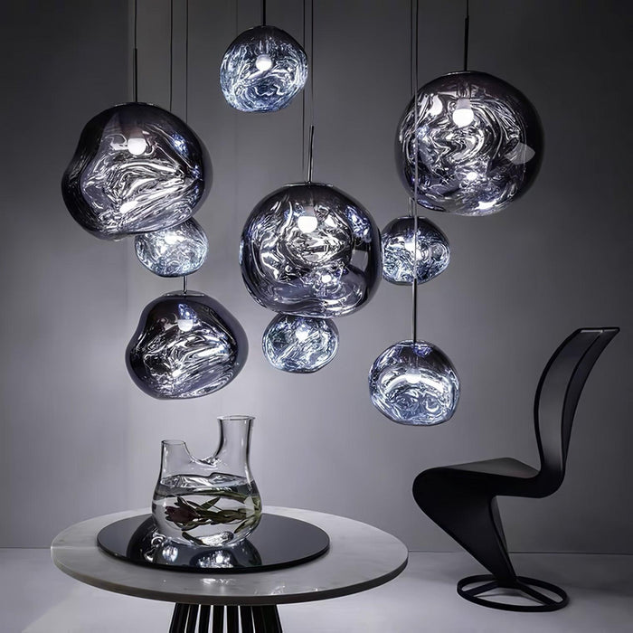 Multi Lava Round Pendant Lamp - DWHOME