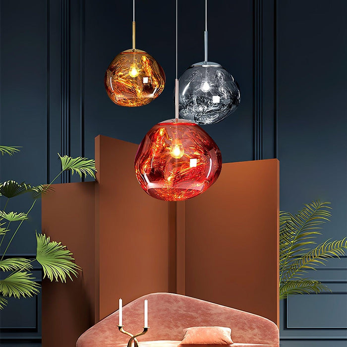 Multi Lava Round Pendant Lamp - DWHOME