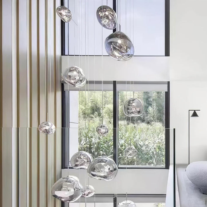 Multi Lava Round Pendant Lamp - DWHOME