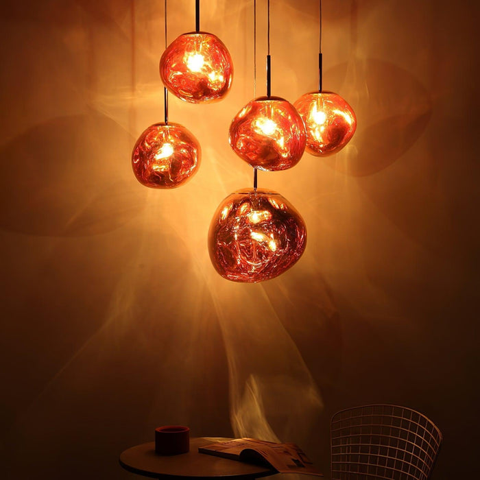 Multi Lava Round Pendant Lamp - DWHOME