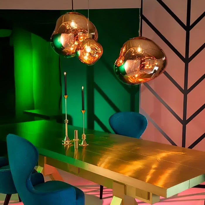 Multi Lava Round Pendant Lamp - DWHOME