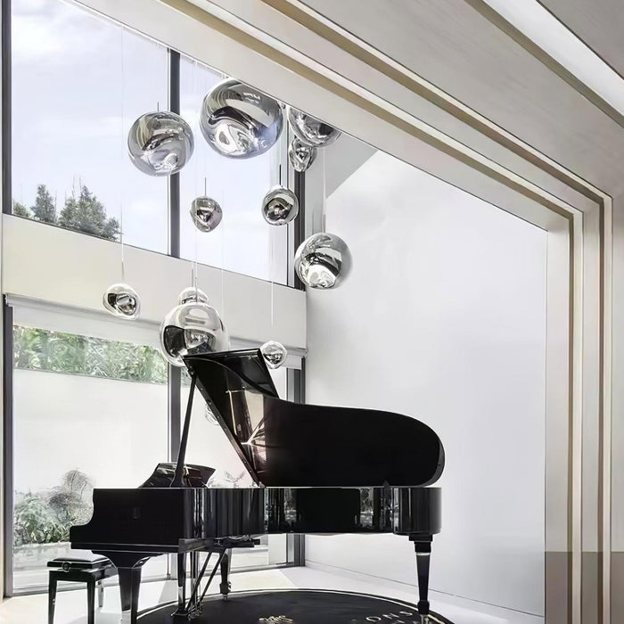 Multi Lava Round Pendant Lamp - DWHOME