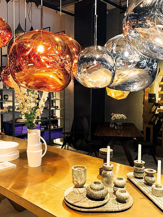 Multi Lava Round Pendant Lamp - DWHOME