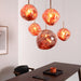 Multi Lava Round Pendant Lamp - DWHOME