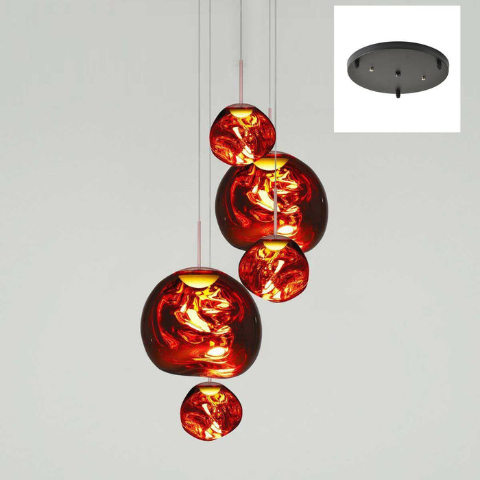 Multi Lava Round Pendant Lamp - DWHOME