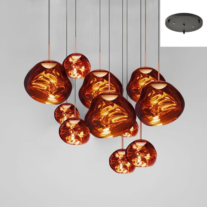 Multi Lava Round Pendant Lamp - DWHOME