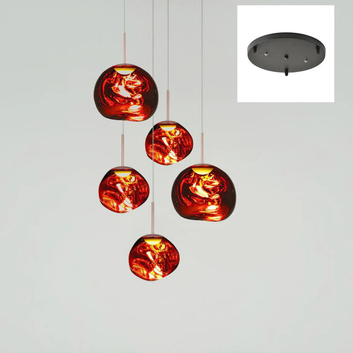 Multi Lava Round Pendant Lamp - DWHOME